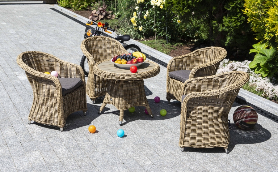 Тильда обеденная группа детская плетеная - фото 2