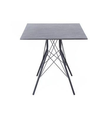 "Конте" интерьерный стол из HPL 63x63см, цвет "серый гранит" "Конте" интерьерный стол из HPL 63x63см, цвет "серый гранит"