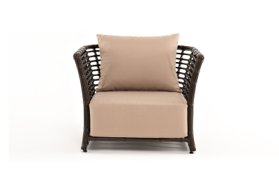 "Валенсия" кресло из искусственного ротанга, цвет бронзовый