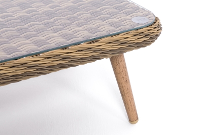 "Прованс" столик журнальный из ротанга, цвет соломенный "Прованс" столик журнальный из ротанга, цвет соломенный