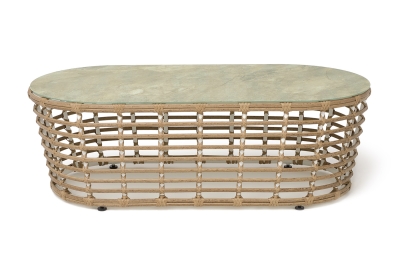 "Валенсия" журнальный столик из искусственного ротанга, цвет соломенный "Валенсия" журнальный столик из искусственного ротанга, цвет соломенный