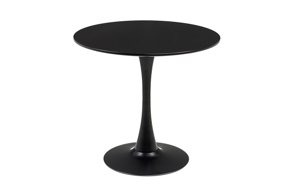 "Беллини" пластиковый круглый стол Ø80см, цвет темно-серый