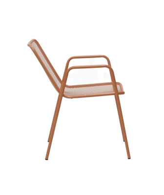 "Зевс" стул стальной, цвет темно-коралловый  "Зевс" стул стальной, цвет темно-коралловый