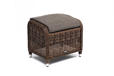 "Толедо" пуф плетеный, цвет коричневый