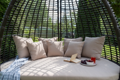 "Тенерифе" плетеная кровать, цвет бронзовый "Тенерифе" плетеная кровать, цвет бронзовый