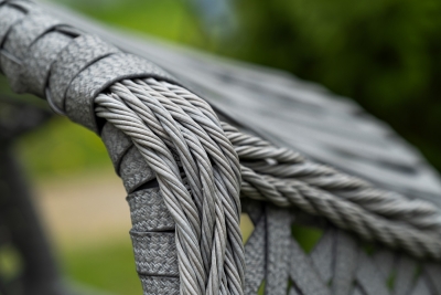 "Капри" подвесное кресло из искусственного ротанга, цвет серый "Капри" подвесное кресло из искусственного ротанга, цвет серый