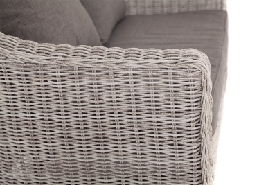 "Кон Панна" диван из искусственного ротанга двухместный, цвет бежевый