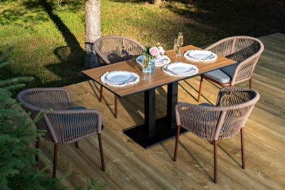 "Каффе Дабл" обеденная группа на 4 персоны, цвет "дуб" "Каффе Дабл" обеденная группа на 4 персоны, цвет "дуб"