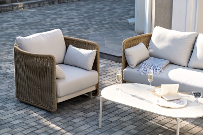 "Аликанте" лаунж-зона из искусственного ротанга, цвет соломенный "Аликанте" лаунж-зона из искусственного ротанга, цвет соломенный