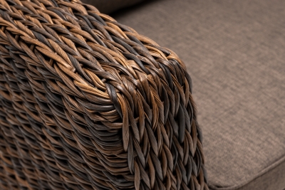 "Капучино" кресло из искусственного ротанга (гиацинт), цвет коричневый "Капучино" кресло из искусственного ротанга (гиацинт), цвет коричневый