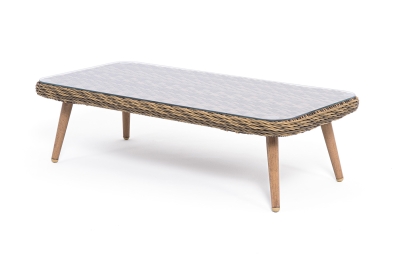 "Прованс" столик журнальный из ротанга, цвет соломенный "Прованс" столик журнальный из ротанга, цвет соломенный