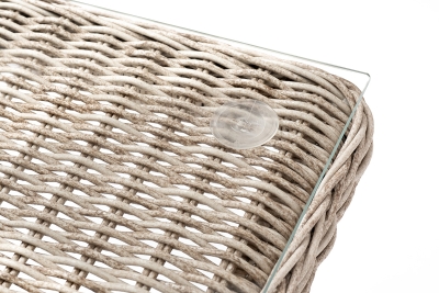 "Латте" плетеный стол из искусственного ротанга 200х90см, цвет бежевый "Латте" плетеный стол из искусственного ротанга 200х90см, цвет бежевый