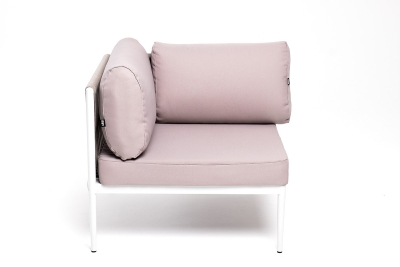 "Касабланка" угловой модуль плетеный из роупа, каркас алюминий светло-серый (RAL7035) шагрень, роуп серо-коричневый 23мм, ткань Neo ash "Касабланка" угловой модуль плетеный из роупа, каркас алюминий светло-серый (RAL7035) шагрень, роуп серо-коричневый 23мм, ткань Neo ash