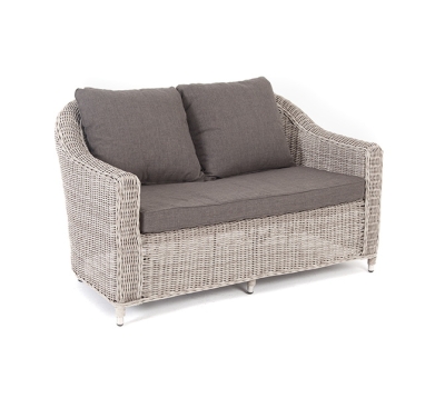 "Кон Панна" диван из искусственного ротанга двухместный, цвет бежевый