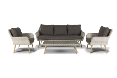 "Прованс" лаунж-зона плетеная из искусственного ротанга, цвет бежевый "Прованс" лаунж-зона плетеная из искусственного ротанга, цвет бежевый