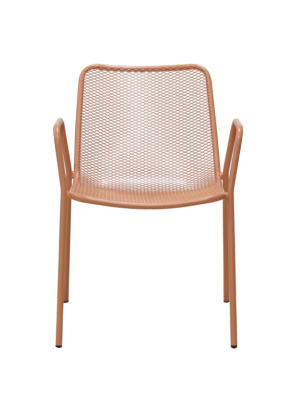 "Зевс" стул стальной, цвет темно-коралловый 