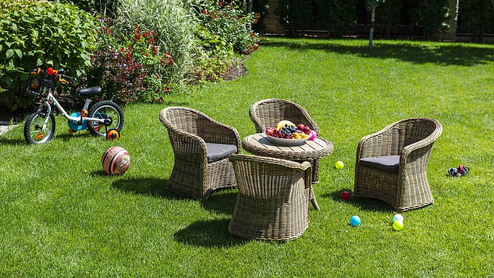 Тильда обеденная группа детская плетеная - фото 3