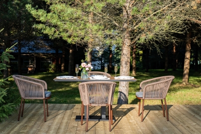 "Каффе Дабл" обеденная группа на 4 персоны, цвет "дуб" "Каффе Дабл" обеденная группа на 4 персоны, цвет "дуб"