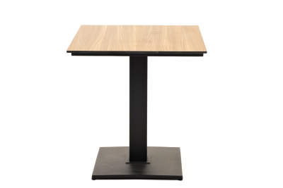 "Каффе" стол из HPL квадратный 70х70см, цвет "дуб" "Каффе" стол из HPL квадратный 70х70см, цвет "дуб"