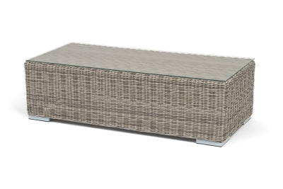 "Боно" журнальный столик из искусственного ротанга, цвет бежевый