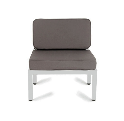 "Глория" модуль диванный центральный, каркас из алюминия, АЛ-Ц-0001	