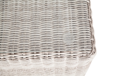 "Кон Панна" столик журнальный из искусственного ротанга, цвет бежевый "Кон Панна" столик журнальный из искусственного ротанга, цвет бежевый