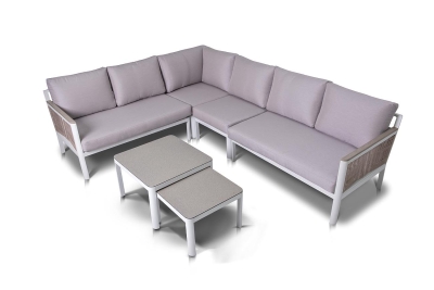 "Париж" угловой модульный диван, каркас из алюминия "Париж" угловой модульный диван, каркас из алюминия