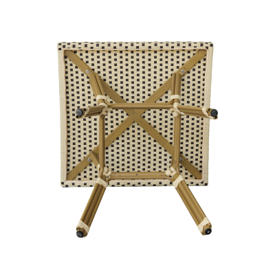 "Кабри" плетеный стол из искусственного ротанга, цвет бежево-коричневый