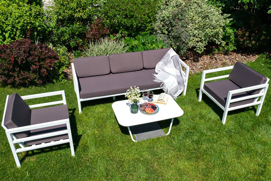 Эстелья кресло интерьерное, каркас из алюминия, АЛ-К-0001 - фото 6