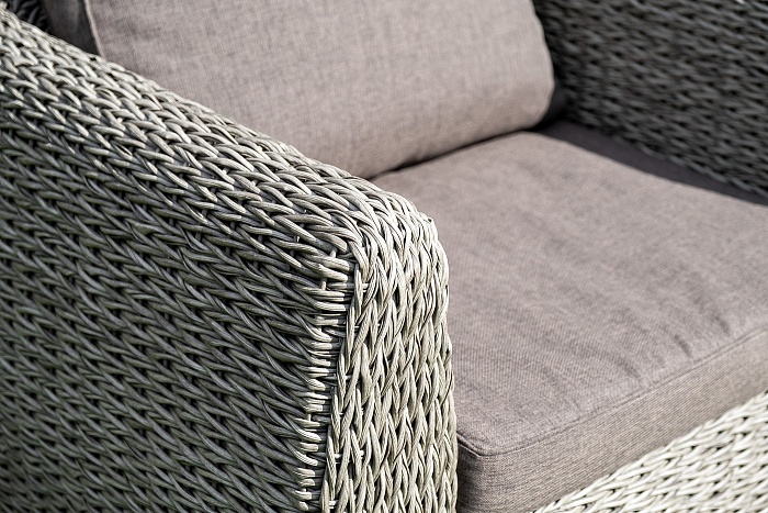 Кальяри кресло из искусственного ротанга (гиацинт), цвет серый - фото 11