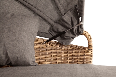 "Стильяно" плетеная кровать круглая, цвет соломенный "Стильяно" плетеная кровать круглая, цвет соломенный