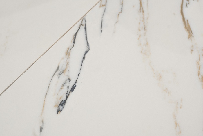 "Меркурий" стол интерьерный раздвижной обеденный из керамики, цвет белый глянцевый Меркурий стол интерьерный раздвижной обеденный из керамики, цвет белый глянцевый - фото 10