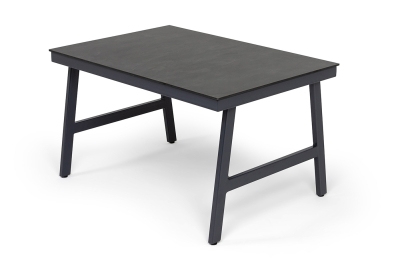 "Рио" стол из HPL 130х90см, цвет столешницы "серый гранит"