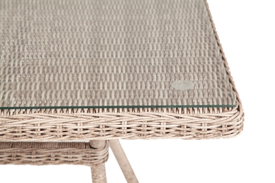 "Айриш" стол плетеный из искусственного ротанга, цвет бежевый "Айриш" стол плетеный из искусственного ротанга, цвет бежевый