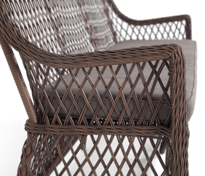 "Латте" диван двухместный из искусственного ротанга, цвет коричневый "Латте" диван двухместный из искусственного ротанга, цвет коричневый