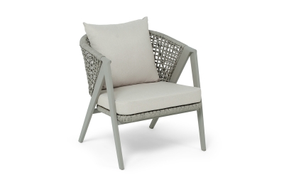 "Амстердам" кресло из искусственного ротанга, цвет серый