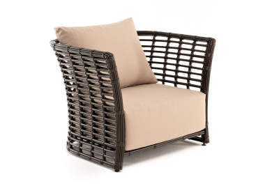 "Валенсия" кресло из искусственного ротанга, цвет бронзовый