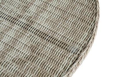 "Эспрессо" плетеный круглый стол, диаметр 118 см, цвет бежевый "Эспрессо" плетеный круглый стол, диаметр 118 см, цвет бежевый