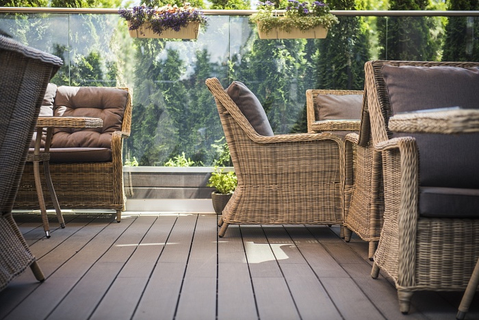 Гляссе кресло плетеное из искусственного ротанга, цвет соломенный - фото 4