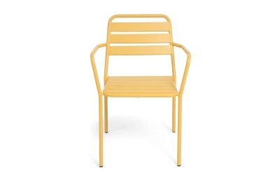 "Дионис" стул стальной, цвет желтый