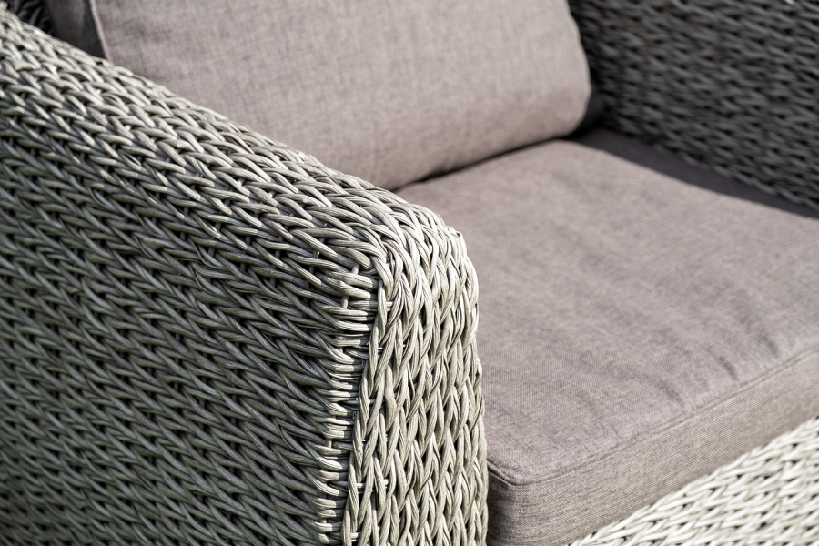 Кальяри кресло из искусственного ротанга (гиацинт), цвет серый - фото 12