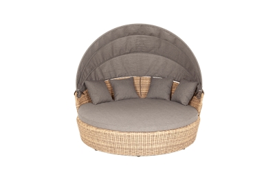 "Стильяно" плетеная кровать круглая, цвет соломенный "Стильяно" плетеная кровать круглая, цвет соломенный