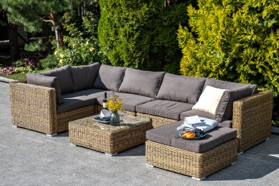 "Лунго" трансформирующаяся лаунж-зона из искусственного ротанга (гиацинт), цвет соломенный "Лунго" трансформирующаяся лаунж-зона из искусственного ротанга (гиацинт), цвет соломенный