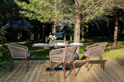 "Каффе Дабл" обеденная группа на 4 персоны, цвет "дуб" "Каффе Дабл" обеденная группа на 4 персоны, цвет "дуб"