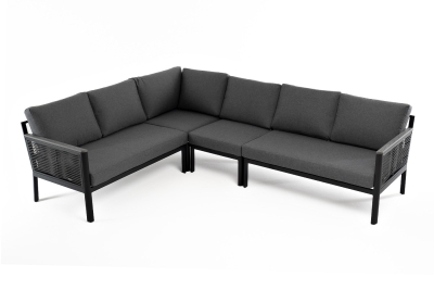 "Париж" угловой модульный диван, каркас из алюминия, цвет серый "Париж" угловой модульный диван, каркас из алюминия, цвет серый