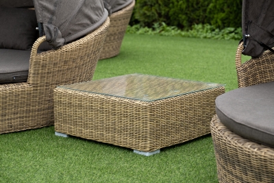 "Лунго" журнальный столик плетеный, цвет соломенный "Лунго" журнальный столик плетеный, цвет соломенный