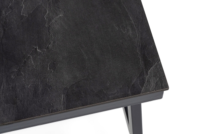 "Рио" стол из HPL 130х90см, цвет столешницы "серый гранит"