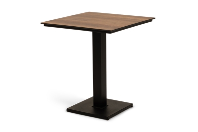 "Каффе" стол из HPL квадратный 65х65см, цвет "дуб"