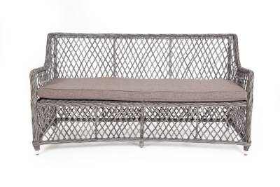 "Латте" диван двухместный из искусственного ротанга, цвет графит "Латте" диван двухместный из искусственного ротанга, цвет графит