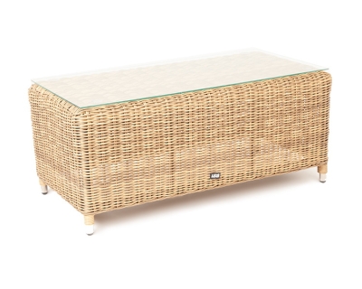 "Кон Панна" столик журнальный из искусственного ротанга, цвет соломенный